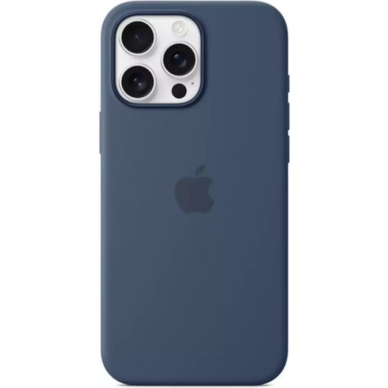 Θήκη Liquid Silicone Cover with MagSafe Magnet Apple iPhone 16 Pro Max (6.9") Denim (Original)