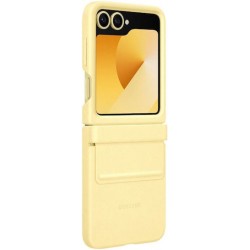 Θήκη Samsung Eco Leather KindSuit Case EF-VF741PYE Samsung Galaxy Z Flip6 SM-F741 / Flip7 FE 5G SM-761B Yellow (Original)