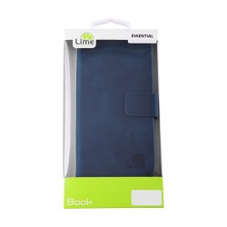 Θήκη Lime Book Essential Leather Wallet Nova 5G Blue