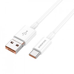 Καλώδιο Data Borofone BX102 USB + Type C to Type C - PD 60W 1m White