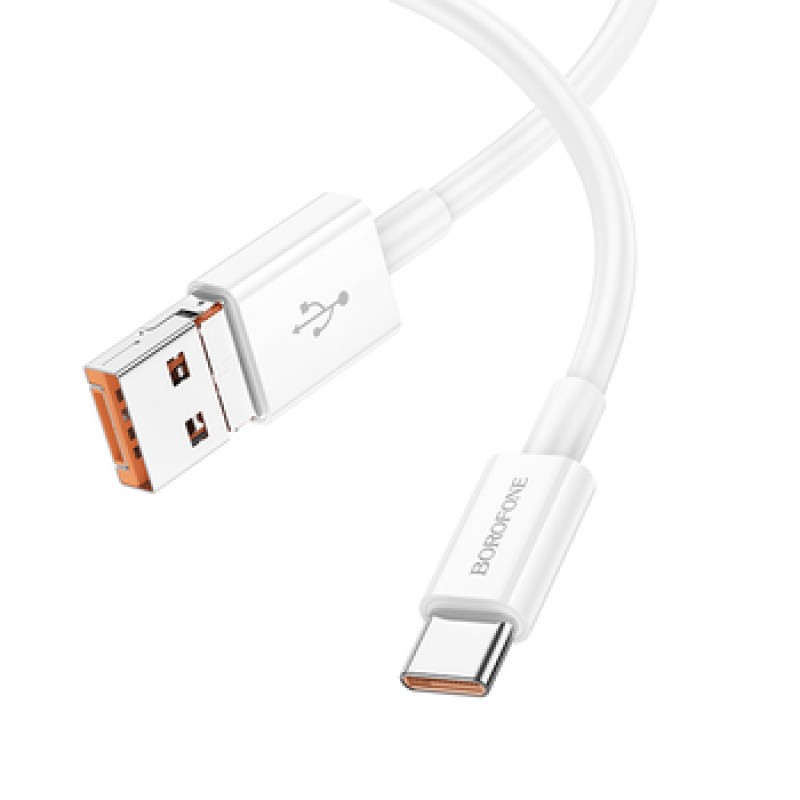 Καλώδιο Data Borofone BX102 USB + Type C to Type C - PD 60W 1m White