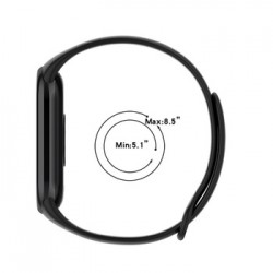 Ανταλλακτικό λουράκι Xiaomi Mi Band 8 / 9 Wristband Silicone Orange
