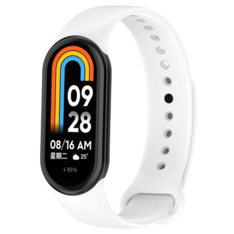 Ανταλλακτικό λουράκι Xiaomi Mi Band 8 / 9 Wristband Silicone White
