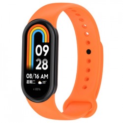 Ανταλλακτικό λουράκι Xiaomi Mi Band 8 / 9 Wristband Silicone Orange
