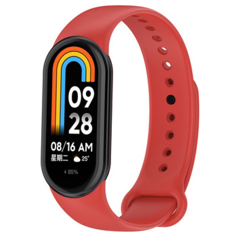 Ανταλλακτικό λουράκι Xiaomi Mi Band 8 / 9 Wristband Silicone Red