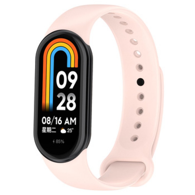 Ανταλλακτικό λουράκι Xiaomi Mi Band 8 / 9 Wristband Silicone Pink