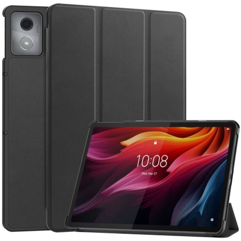 Θήκη Custer Texture 3-Fold Holder Leather Smart Case Samsung Galaxy S10 FE Plus 13.1" Black