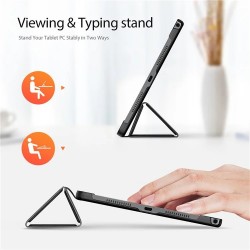 Θήκη DUX DUCIS Domo Series Tri-Fold Stand Leather Case  Lenovo Tab K11 Plus 11.45" Black