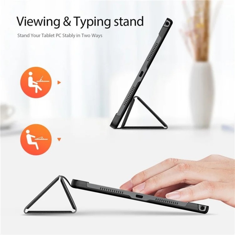 Θήκη DUX DUCIS Domo Series Tri-Fold Stand Leather Case  Lenovo Tab K11 Plus 11.45" Black