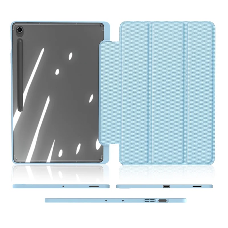 Θήκη  DUX DUCIS TOBY Series Tri-fold Stand Case Samsung Galaxy Tab S10 FE Plus 13.1" Blue