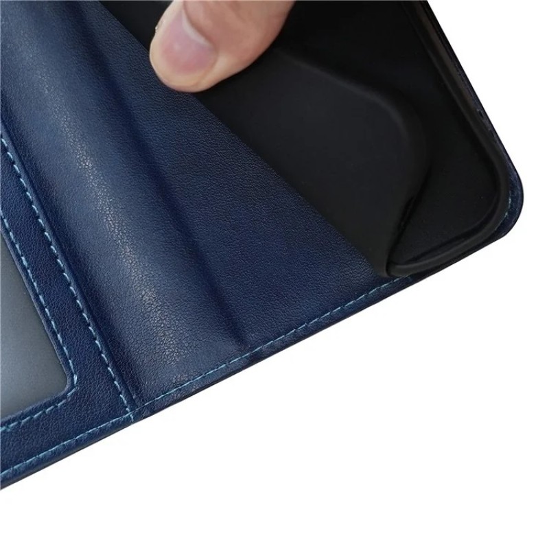 Θήκη Book Leather Wallet With Stand Card Holder Motorola Moto Edge 60 Fusion Blue