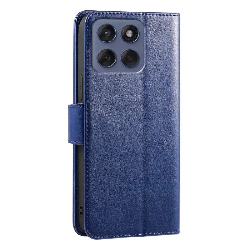Θήκη Book Leather Wallet With Stand Card Holder Motorola Moto Edge 60 Fusion Blue