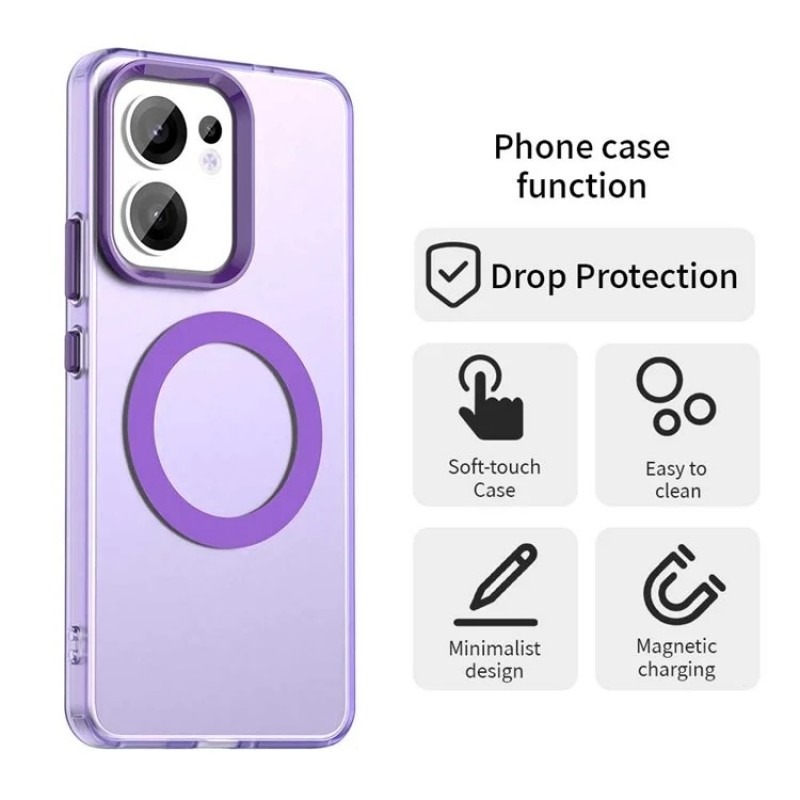 Θήκη Oppo Case With Magsafe Oppo Reno 13 Purple Θήκη Oppo Case With Magsafe Oppo Reno 13 Purple