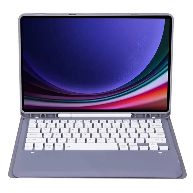 Θήκη Πληκτρολογίου & Keyboard QWERTY with TouchPad Lenovo Tab K11 Plus 11.45" Violet