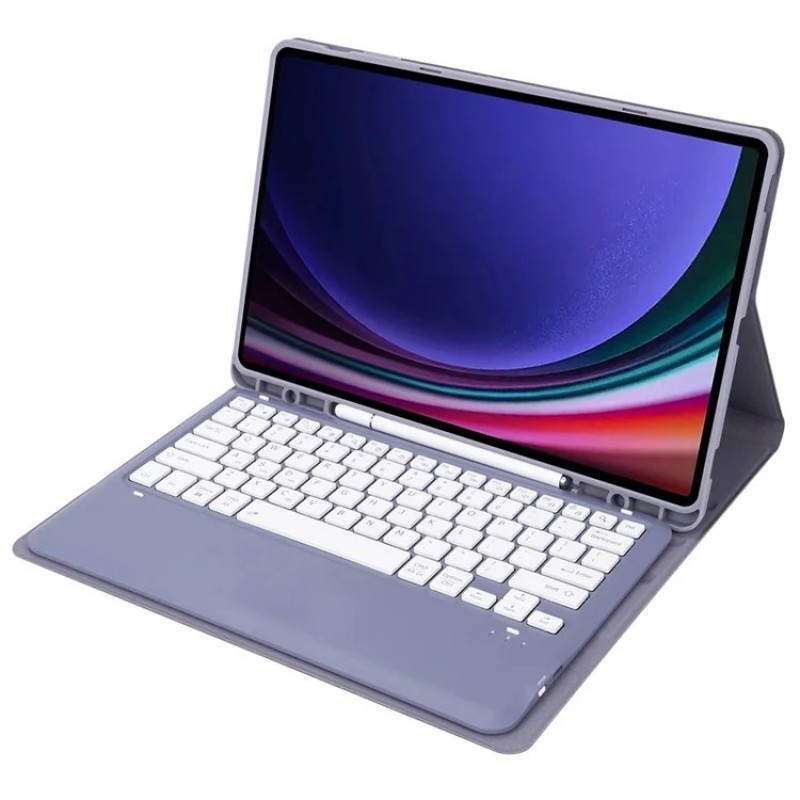 Θήκη Πληκτρολογίου & Keyboard QWERTY with TouchPad Lenovo Tab K11 Plus 11.45" Violet