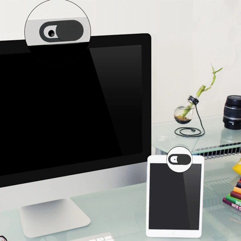 Κάλυμμα Κάμερας Data Media Universal (SPPIP-001) Black (3τμχ)