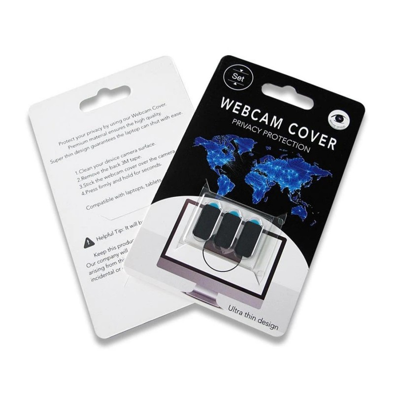 Κάλυμμα Κάμερας Data Media Universal (SPPIP-001) Black (3τμχ)