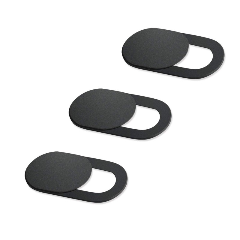 Κάλυμμα Κάμερας Data Media Universal (SPPIP-001) Black (3τμχ)