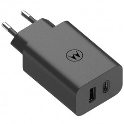 Φορτιστής Motorola Quick USB-A - USB-C Charger 50W Black (Original Bulk)
