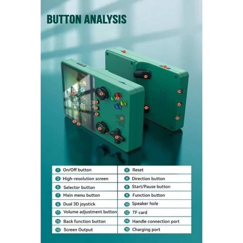 Ηλεκτρονικό Παιδικό Παιχνίδι X6 Portable Game 810439 Black