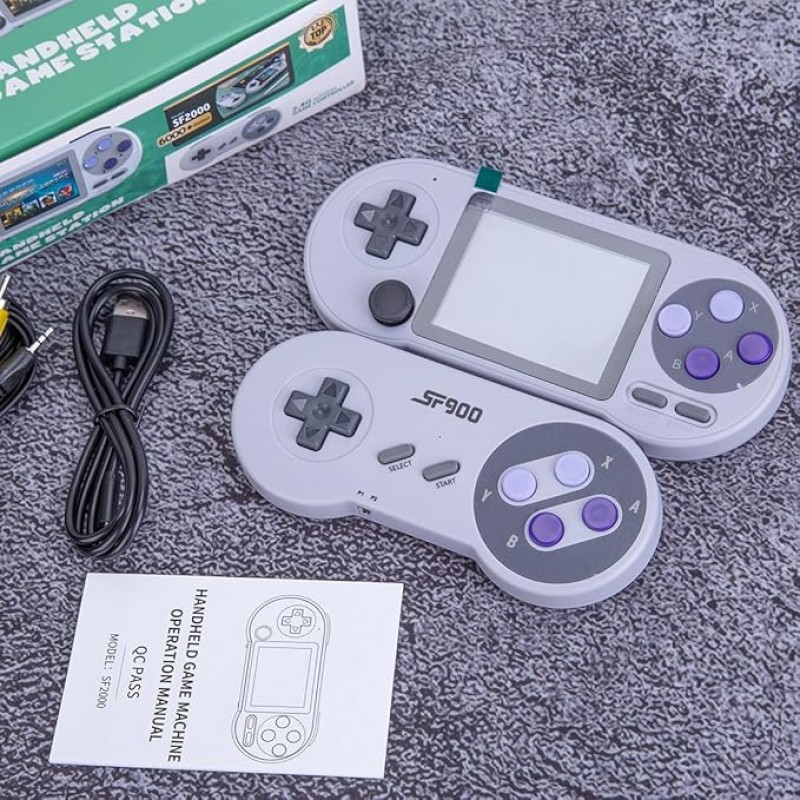 Ηλεκτρονικό Παιδικό Παιχνίδι Data Frog SF2000 Portable Game Grey Ηλεκτρονικό Παιδικό Παιχνίδι Data Frog SF2000 Portable Game Grey