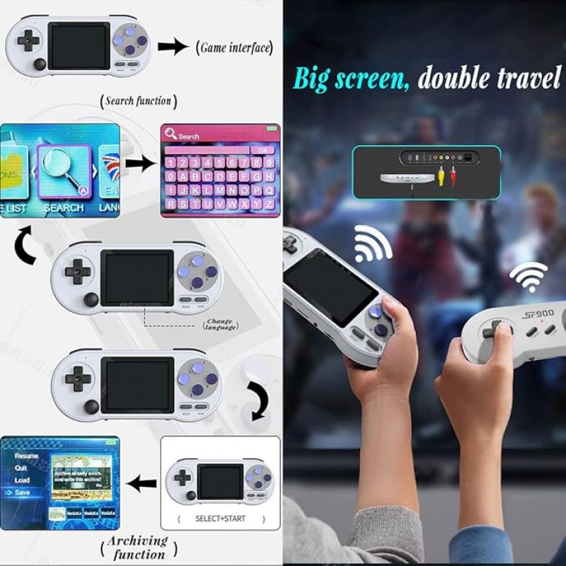 Ηλεκτρονικό Παιδικό Παιχνίδι Data Frog SF2000 Portable Game Grey Ηλεκτρονικό Παιδικό Παιχνίδι Data Frog SF2000 Portable Game Grey
