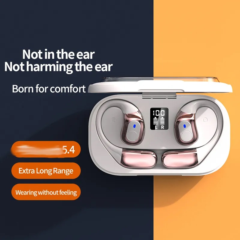 Ακουστικό Bluetooth TWS YW01 Wireless Headset White