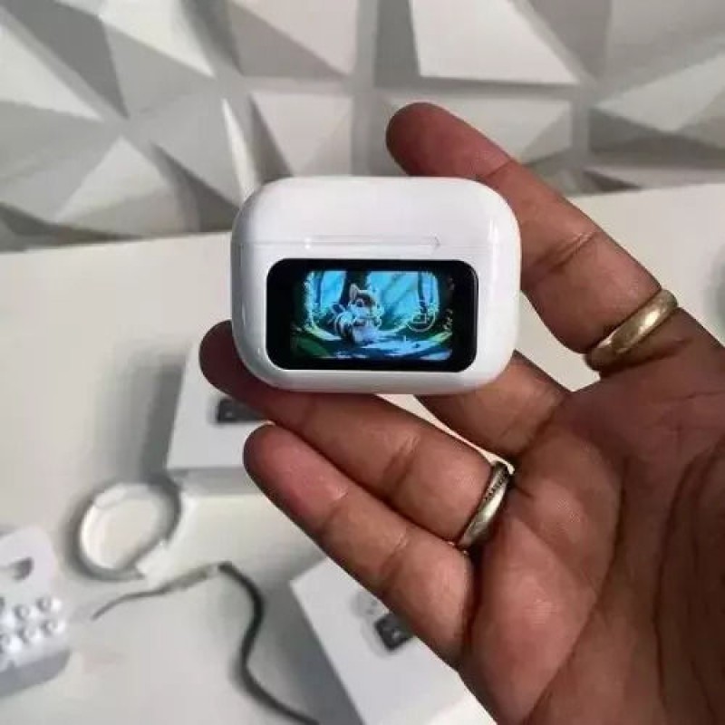 Ακουστικό Bluetooth TWS A9 Pro Wireless Headset White Ακουστικό Bluetooth TWS A9 Pro Wireless Headset White