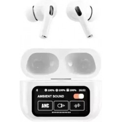 Ακουστικό Bluetooth TWS A9 Pro Wireless Headset White Ακουστικό Bluetooth TWS A9 Pro Wireless Headset White