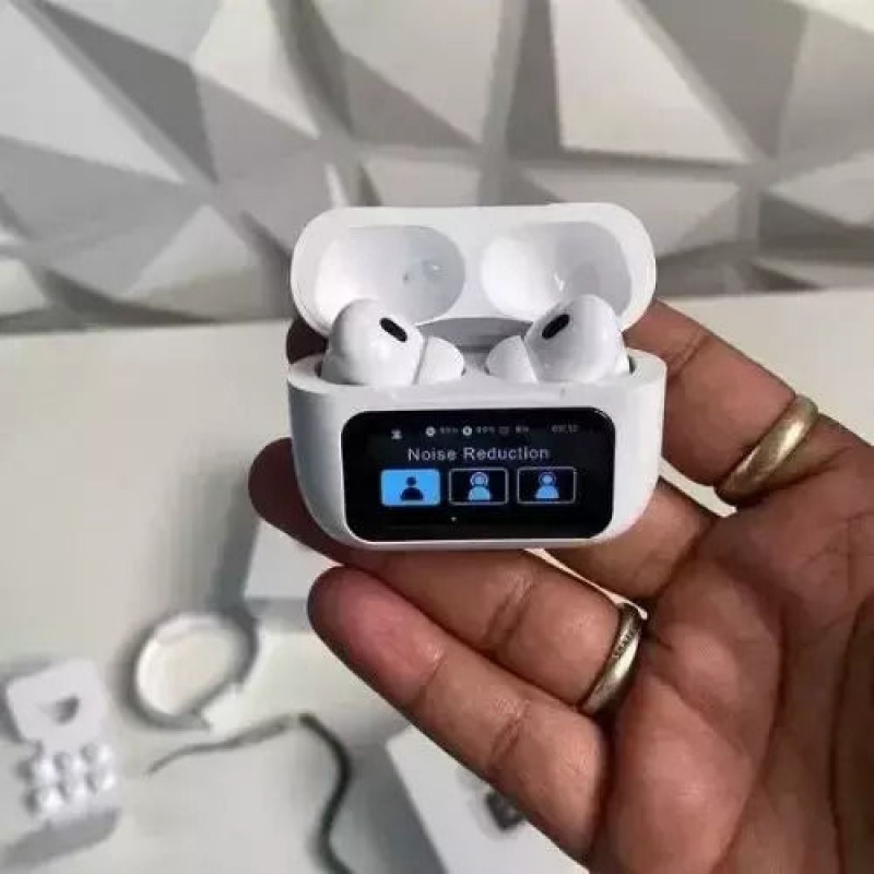 Ακουστικό Bluetooth TWS A9 Pro Wireless Headset White Ακουστικό Bluetooth TWS A9 Pro Wireless Headset White