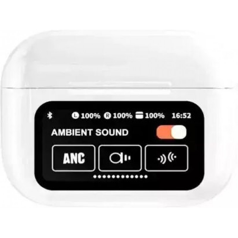 Ακουστικό Bluetooth TWS A9 Pro Wireless Headset White Ακουστικό Bluetooth TWS A9 Pro Wireless Headset White