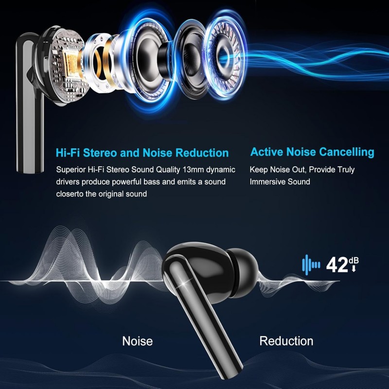 Ακουστικό Bluetooth TWS YW06 Wireless Headset Black Ακουστικό Bluetooth TWS YW06 Wireless Headset Black
