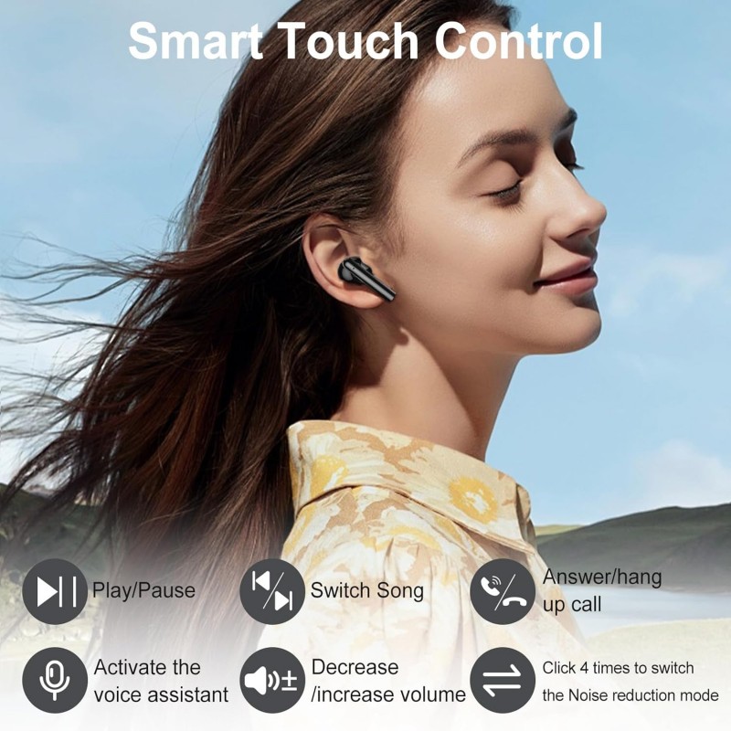 Ακουστικό Bluetooth TWS YW06 Wireless Headset Black Ακουστικό Bluetooth TWS YW06 Wireless Headset Black