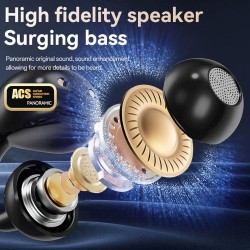 Ακουστικό Bluetooth TWS M100 Wireless Headset Black Ακουστικό Bluetooth TWS M100 Wireless Headset Black
