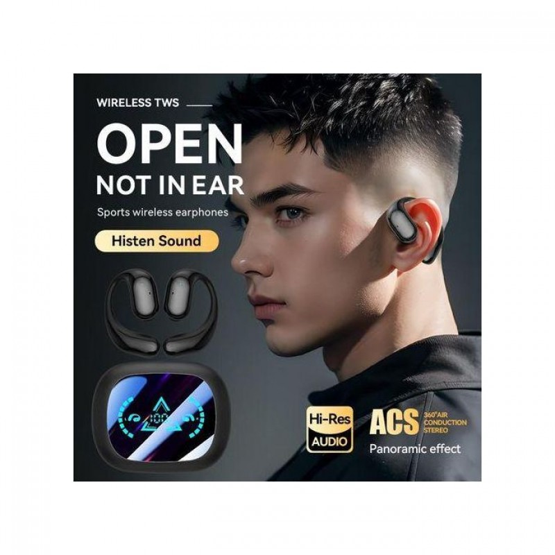 Ακουστικό Bluetooth OWS M64 Wireless Headset Black Ακουστικό Bluetooth OWS M64 Wireless Headset Black
