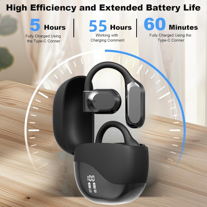Ακουστικό Bluetooth OWS M62 Wireless Headset Black Ακουστικό Bluetooth OWS M62 Wireless Headset Black