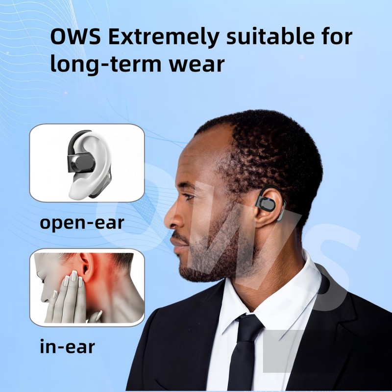 Ακουστικό Bluetooth OWS M62 Wireless Headset Black Ακουστικό Bluetooth OWS M62 Wireless Headset Black