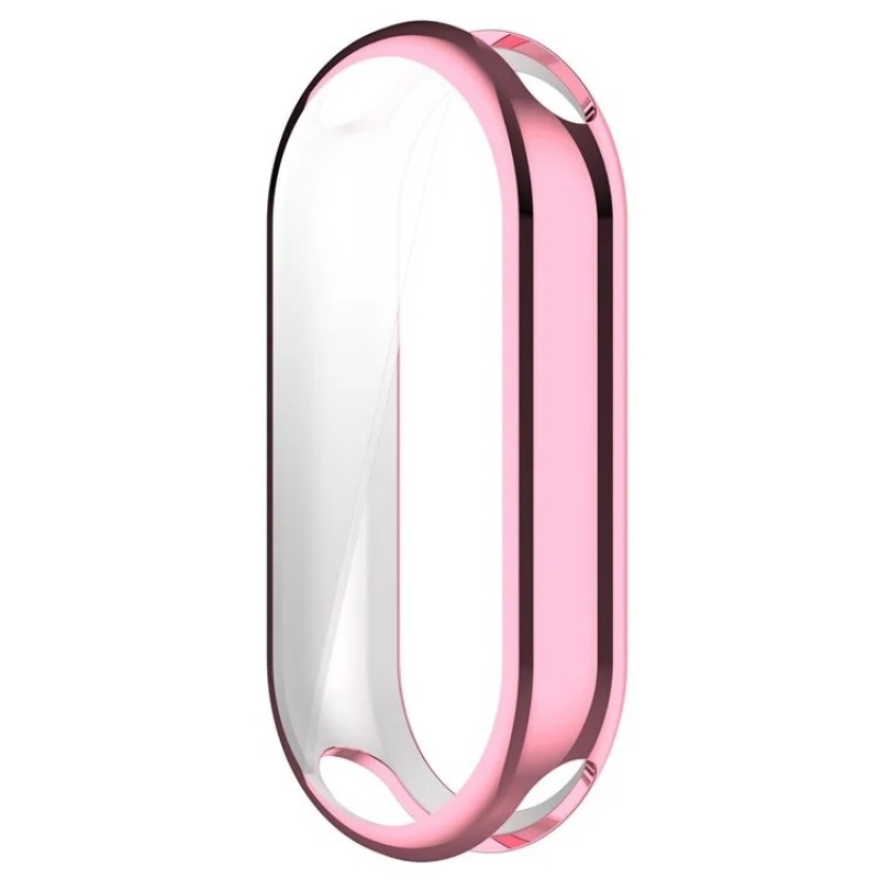 Θήκη Electroplated TPU Full Screen Cover Xiaomi Band 9 / 9 NFC Pink