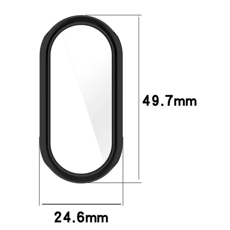Θήκη Electroplated TPU Full Screen Cover Xiaomi Band 9 / 9 NFC Pink