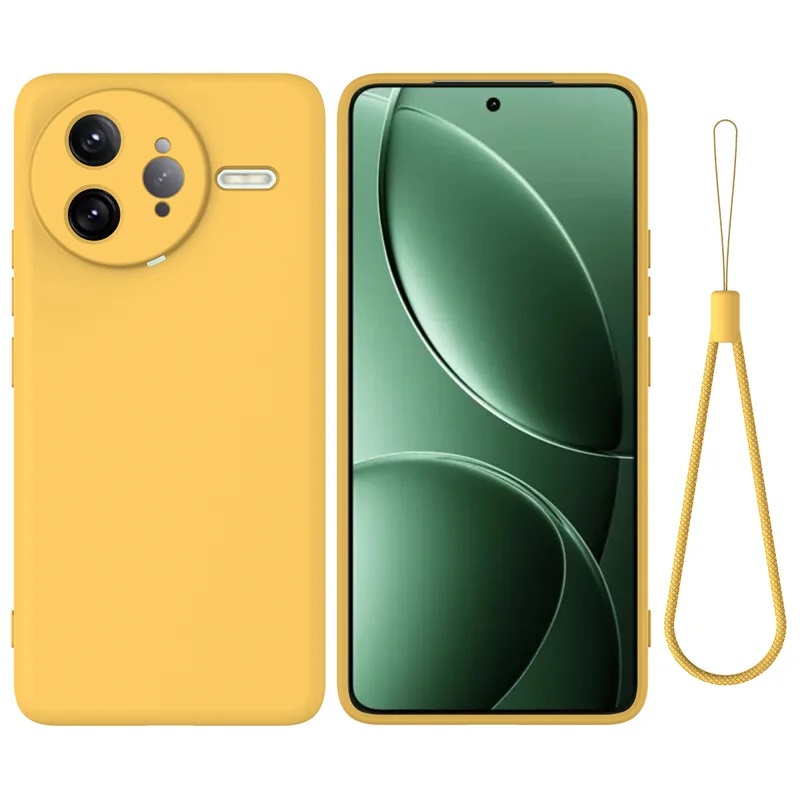 Θήκη Liquid Silicone Case Xiaomi Poco F7 Ultra Yellow Θήκη Liquid Silicone Case Xiaomi Poco F7 Ultra Yellow