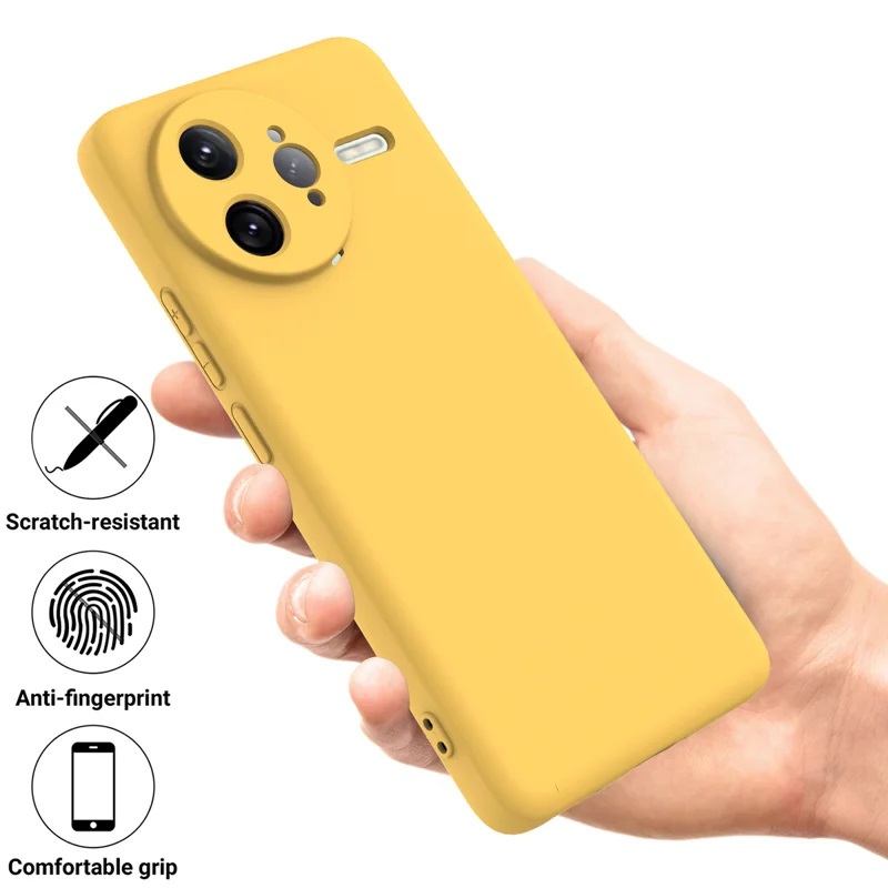 Θήκη Liquid Silicone Case Xiaomi Poco F7 Ultra Yellow Θήκη Liquid Silicone Case Xiaomi Poco F7 Ultra Yellow