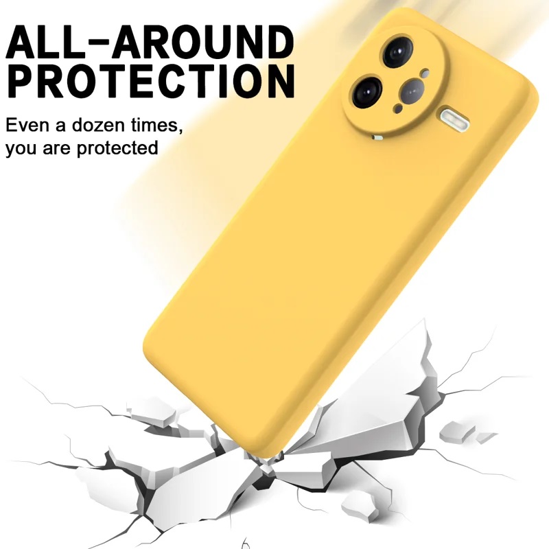 Θήκη Liquid Silicone Case Xiaomi Poco F7 Ultra Yellow Θήκη Liquid Silicone Case Xiaomi Poco F7 Ultra Yellow