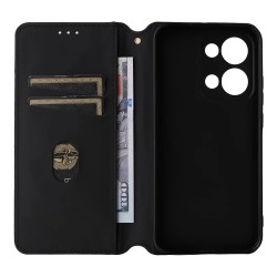 Θήκη Book Smart Magnet  Diamond Three Dimensional Case Oppo Reno 13F / 13 FS Purple