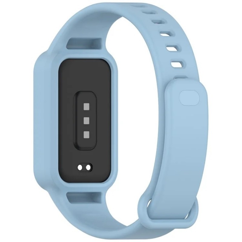 Ανταλλακτικό λουράκι Xiaomi Smart Band 9 Active / Redmi Band 3 Integrated Wristband Silicone Light Blue