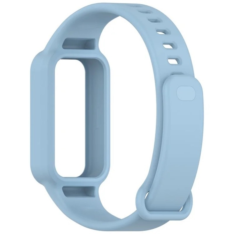 Ανταλλακτικό λουράκι Xiaomi Smart Band 9 Active / Redmi Band 3 Integrated Wristband Silicone Light Blue