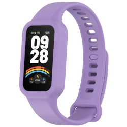 Ανταλλακτικό λουράκι Xiaomi Smart Band 9 Active / Redmi Band 3 Integrated Wristband Silicone Purple
