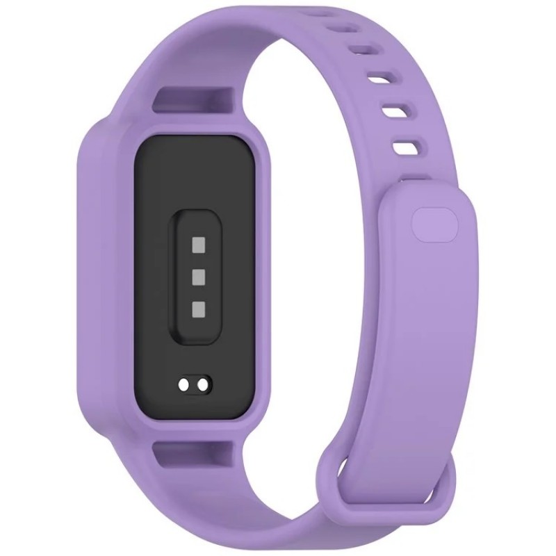 Ανταλλακτικό λουράκι Xiaomi Smart Band 9 Active / Redmi Band 3 Integrated Wristband Silicone Purple