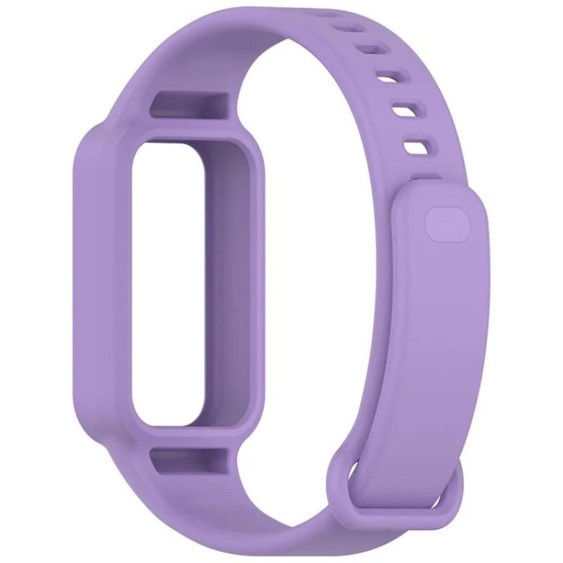 Ανταλλακτικό λουράκι Xiaomi Smart Band 9 Active / Redmi Band 3 Integrated Wristband Silicone Purple