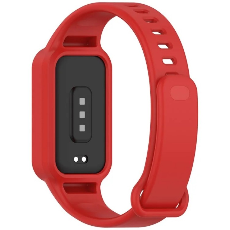 Ανταλλακτικό λουράκι Xiaomi Smart Band 9 Active / Redmi Band 3 Integrated Wristband Silicone Red