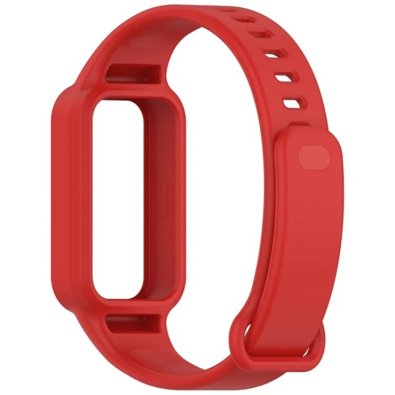 Ανταλλακτικό λουράκι Xiaomi Smart Band 9 Active / Redmi Band 3 Integrated Wristband Silicone Red